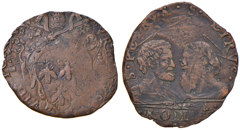 Urbano VIII (1623-1644) Quattrino - Munt. 188 CU (g 3,18)
BB