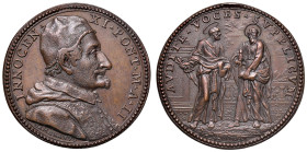 Innocenzo XI (1676-1689) Medaglia A. II 1678 - Opus: Hamerani - AE (g 13,92 - Ø 31 mm)
SPL