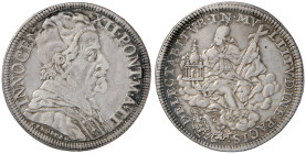 Innocenzo XII (1691-1700) Mezza piastra A. II - Munt. 27 AG (g 15,84) RR
MB+