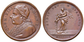 Clemente XIII (1758-1769) Medaglia A. I 1759 - Opus: Hamerani - AE (g 14,95 - Ø 31 mm)
SPL