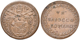 Pio VI (1774-1799) Baiocco A. XI - Nomisma 186 CU (g 11,71)
SPL+