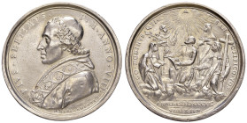 Pio VII (1800-1823) Medaglia 1807 A. VIII - Opus: Mercandetti - AG (g 19,25 - Ø 40 mm) Da montatura
MB
