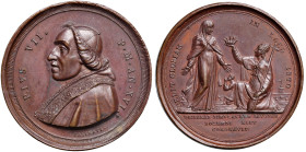 Pio VII (1800-1823) Medaglia 1815 A. XVI - Opus: Pasinati - AE (g 17,50 - Ø 37 mm) RR
SPL