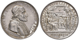 Pio VII (1800-1823) Medaglia A. XXII Riconoscimento del corpo di S. Francesco - Opus: Mercandetti - Bart. 821 AG (g 31,62) Minimi colpetti al bordo ed...