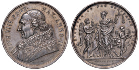 Pio VIII (1829-1830) Medaglia 1830 A. II - Opus: G. Cerbara - AG (g 32,75 - Ø 43 mm) Bordo ripassato e lucidato, minimi graffietti nei campi
SPL