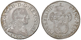 Vittorio Amedeo III (1773-1796) 20 Soldi 1796 - Nomisma 365 MI (g 5,71)
SPL/SPL+