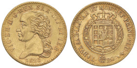 Vittorio Emanuele I (1814-1821) 20 Lire 1820 - Nomisma 512 AU R
SPL/BB+