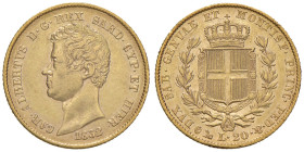 Carlo Alberto (1831-1849) 20 Lire 1832 G rigato - Nomisma 639 AU R
BB/BB+