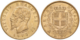 Vittorio Emanuele II (1861-1878) 20 Lire 1873 M - Nomisma 861 AU
qFDC