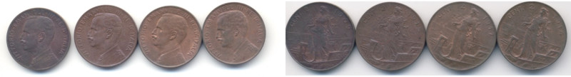 SAVOIA Vittoria Emanuele III (1900-1946) 2 centesimi 1909, 1914, 1915 e 1917 - L...