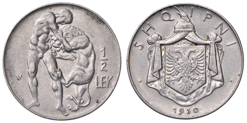 ALBANIA Zog (1925-1939) Mezzo Lek 1930 - NI (g 6,00)
BB+