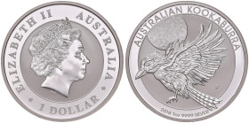 AUSTRALIA Elisabetta II (1952-) Dollaro 2018 - AG Oncia
FS