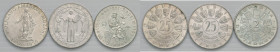 AUSTRIA Repubblica Lotto di tre monete in AG come da foto da esaminare
BB-SPL
