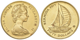 BERMUDA Elisabetta II (1952-) 50 Dollars 1977 - KM 26 AU (g 4,05)
FS