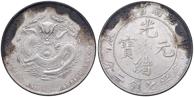 CINA Kiang Nan Dollaro 41 (1904) - KM Y145a.15 AG (g 26,61) Colpi al D/. Ossidaz...