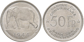 CONGO - 50 Franchi 1944 - KM 27 AG (g 17,50)
FDC