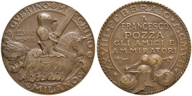 MILANO Medaglia 1907 a Francesco Pozza - Opus: Johnson - AE (g 119,85 - Ø 62 mm)
qFDC