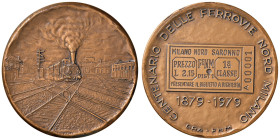 MILANO Medaglia 1979 Centenario della Ferrovia Nord Milano - AE (g 61,87 - Ø 48 mm)
FDC