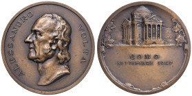 ALESSANDRO VOLTA (1745-1827) Medaglia 1949 - Opus. Caimi - AE (g 81,86 - Ø 60 mm)
FDC