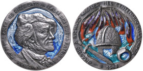 Wagner - Medaglia 1983 nel centenario della morte - AG (g 60 - Ø 50 mm) In astuccio dellIPZS con certificato
FDC