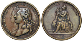FRANCIA Louis XVI (1774-1793) Medaglia 1781 FELICITAS PUBLICA - Opus: Du Vivier - AE (g 36,80 - Ø 41 mm) Lucidata
BB