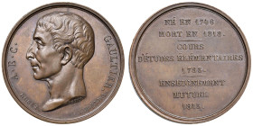 FRANCIA Medaglia 1818 A. E. C. Gaultier - Opus: Petit - AE (g 22,43 - Ø 37 mm) Colpetti al bordo
qFDC