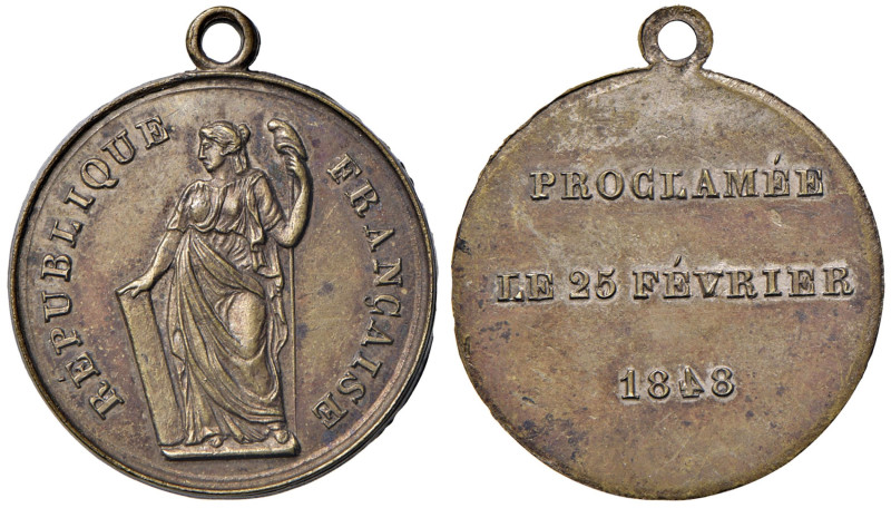 FRANCIA Medaglia 1848 Proclamée le 25 février - AE (g 6,43 - 27 mm)
SPL+