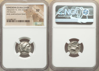 MACEDONIAN KINGDOM. Alexander III the Great (336-323 BC). AR drachm (16mm, 2h). NGC XF. Posthumous issue of Lampsacus, ca. 310-301 BC. Head of Heracle...