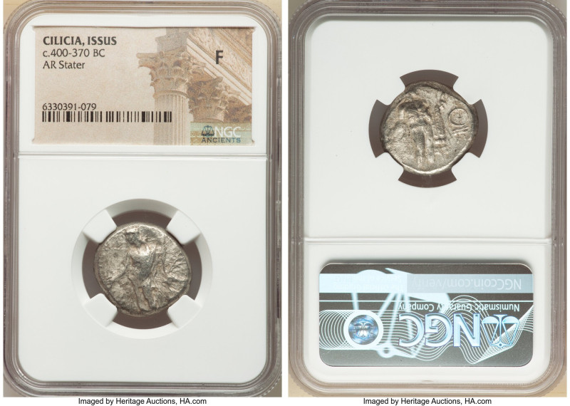 CILICIA. Issus. Ca. 400-370 BC. AR stater (21mm, 5h). NGC Fine. Apollo standing ...