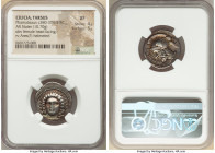CILICIA. Tarsus. Pharnabazus, as Satrap (380-374/3 BC). AR stater (23mm, 10.70 gm, 4h). NGC XF 4/5 - 5/5. Head of female (Arethusa?) facing, turned sl...