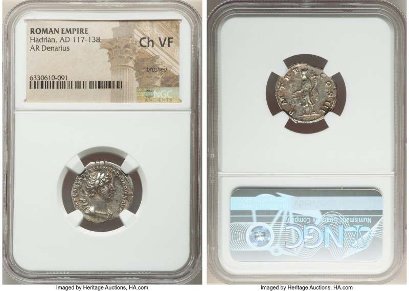 ANCIENT LOTS. Roman Imperial. Lot of five (5) AR denarii. NGC Fine-XF, brushed. ...