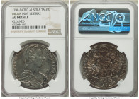 Maria Theresa 3-Piece Lot of Certified Restrike Talers 1780-Dated NGC, 1) Taler - AU Details (Cleaned), Milan mint, KM-T1 2) Taler - AU Details (Clean...