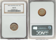 Newfoundland. Victoria 10 Cents 1896 AU55 NGC, London mint, KM3. 

HID09801242017

© 2022 Heritage Auctions | All Rights Reserved