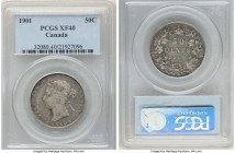 Victoria 50 Cents 1901 XF40 PCGS, London mint, KM6. 

HID09801242017

© 2022 Heritage Auctions | All Rights Reserved
