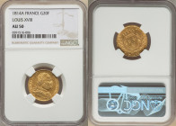 Louis XVIII gold 20 Francs 1814-A AU50 NGC, Paris mint, KM706.1, Fr-525. 

HID09801242017

© 2022 Heritage Auctions | All Rights Reserved