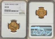Louis XVIII gold 20 Francs 1818-A AU50 NGC, Paris mint, KM712.1, Fr-538. 

HID09801242017

© 2022 Heritage Auctions | All Rights Reserved
