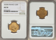 Louis XVIII gold 20 Francs 1818-W AU50 NGC, Lille mint, KM712.9, Fr-539. 

HID09801242017

© 2022 Heritage Auctions | All Rights Reserved