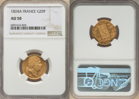 Louis XVIII gold 20 Francs 1824-A AU50 NGC, Paris mint, KM712.1, Fr-538. 

HID09801242017

© 2022 Heritage Auctions | All Rights Reserved