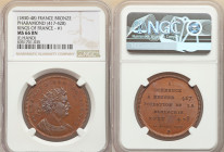 Louis Philippe I bronze "Kings of France - Pharamond (417-428)" Medal ND (1830-1848) MS66 Brown NGC, Paris mint. Edge: Hand. By Caque. Crowned bust ri...