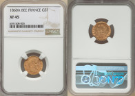 Napoleon III gold 5 Francs 1860-A XF45 NGC, Paris mint, KM787.1, Gad-1001. 

HID09801242017

© 2022 Heritage Auctions | All Rights Reserved