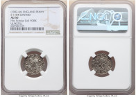 Kings of All England. Edward the Confessor (1042-1066) Penny ND (1065-1066) AU50 NGC, York mint, Ulfketill as moneyer, Pyramids type, S-1184, N-831. 1...