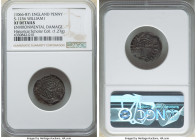 William I, the Conqueror (1066-1087) Penny ND (1066-1087) XF Details (Environmental Damage) NGC, Lewes mint, Oswold as moneyer, Profile right type, S-...