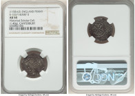 Henry II (1154-1189) Penny ND (1158-1163) AU50 NGC, Canterbury mint, Alferg as moneyer, Class A, S-1337,1.40gm. N-952/1. Sold with CNG description and...