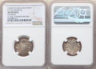 Henry III (1216-1272) Penny ND (1247-1272) AU Details (Cleaned) NGC, London mint, Ricard as moneyer, Class Vg, S-1373. 1.47gm. 

HID09801242017

© 202...