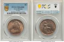 Victoria Penny 1901 MS64 Red and Brown PCGS, KM790, S-3961. 

HID09801242017

© 2022 Heritage Auctions | All Rights Reserved
