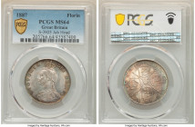Victoria Florin 1887 MS64 PCGS, KM762, S-3925. Jubilee head. 

HID09801242017

© 2022 Heritage Auctions | All Rights Reserved