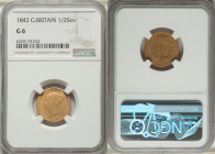 Victoria gold 1/2 Sovereign 1842 G6 NGC, KM735.1, S-3859. 

HID09801242017

© 2022 Heritage Auctions | All Rights Reserved