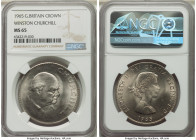 Elizabeth II "Winston Churchill" Crown 1965 MS65 NGC, KM910. 

HID09801242017

© 2022 Heritage Auctions | All Rights Reserved
