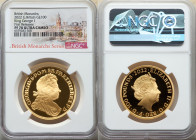 Elizabeth II gold Proof "King George I" 100 Pounds (1 oz) 2022 PR70 Ultra Cameo NGC, KM-Unl. Mintage: 610. British Monarchs series. First Releases. So...