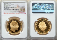 Elizabeth II gold Proof "King Edward VII" 100 Pounds (1 oz) 2022 PR70 Ultra Cameo NGC, KM-Unl. Mintage: 610. British Monarchs series. First Releases. ...